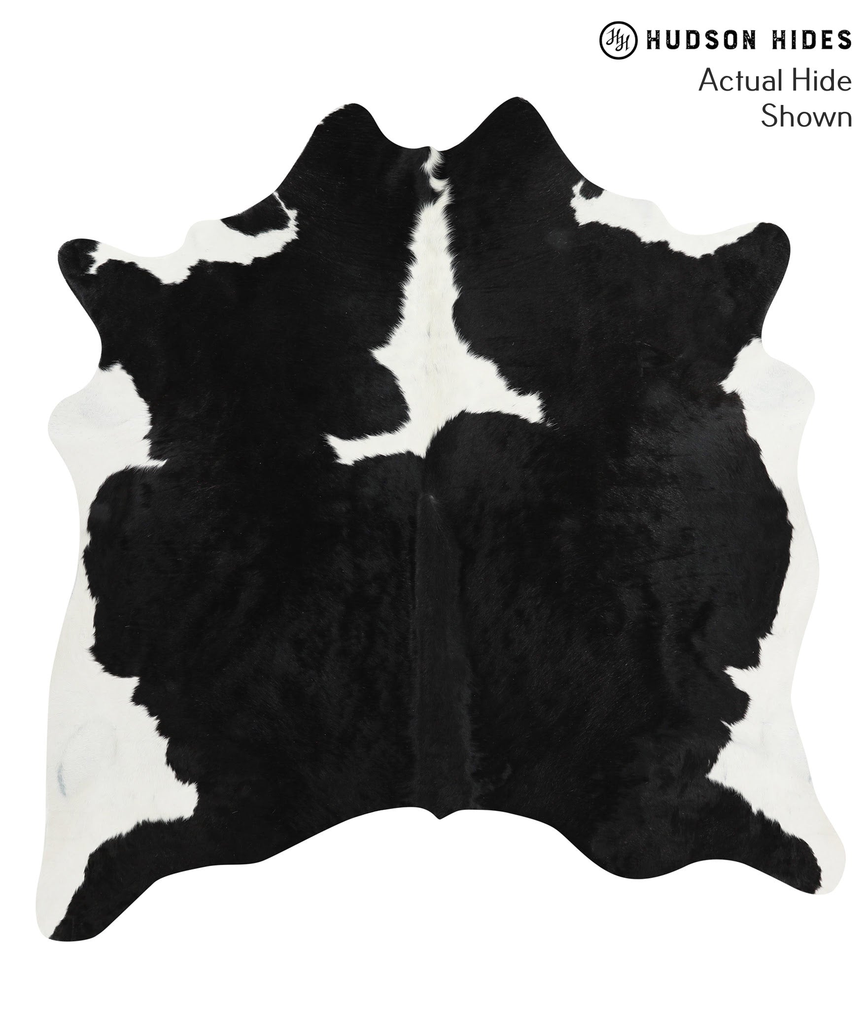 Black and White Cowhide Rug #41151