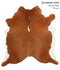 Brown and White Regular X-Large Brazilian Cowhide Rug 6'8