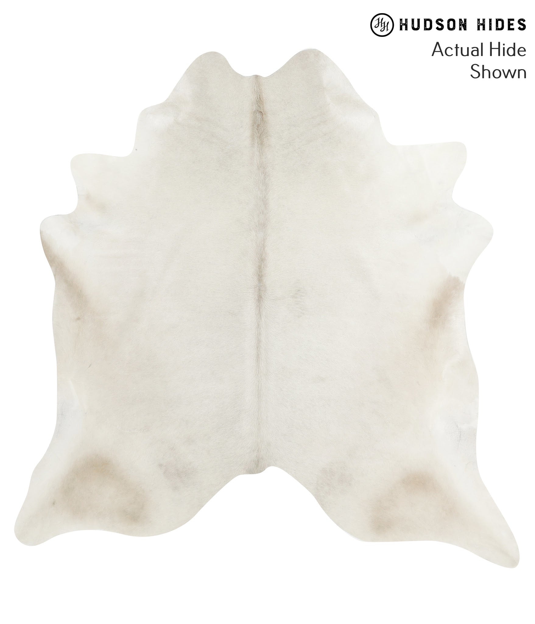 Solid White Cowhide Rug #41177