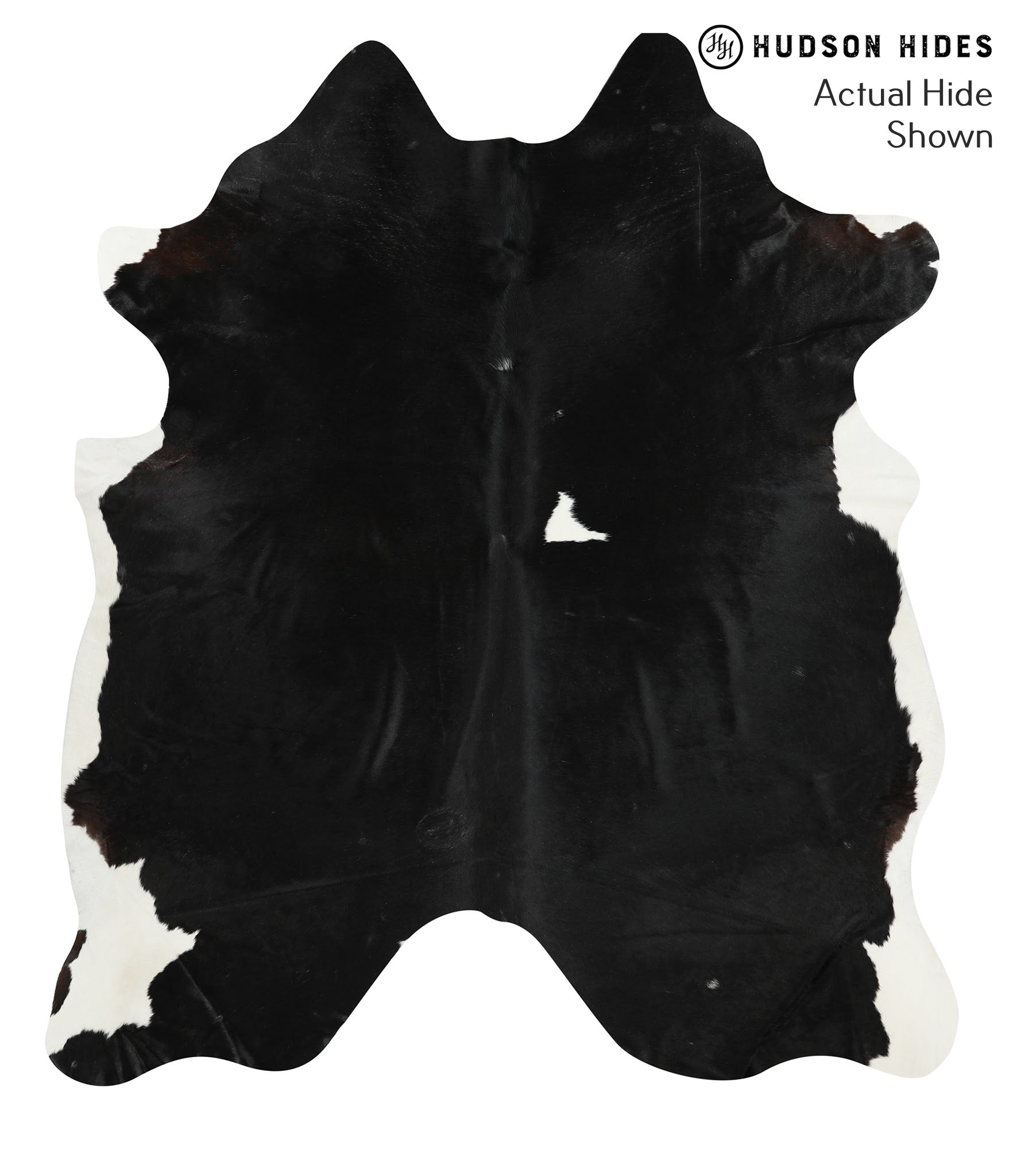 Black and White Cowhide Rug #41246