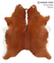 Brown and White Regular X-Large Brazilian Cowhide Rug 6'9
