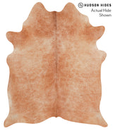 Solid Brown X-Large Brazilian Cowhide Rug 7'0"H x 5'10"W #41714 by Hudson Hides