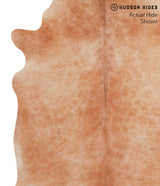 Solid Brown X-Large Brazilian Cowhide Rug 7'0"H x 5'10"W #41714 by Hudson Hides