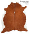 Brown and White Regular X-Large Brazilian Cowhide Rug 6'10