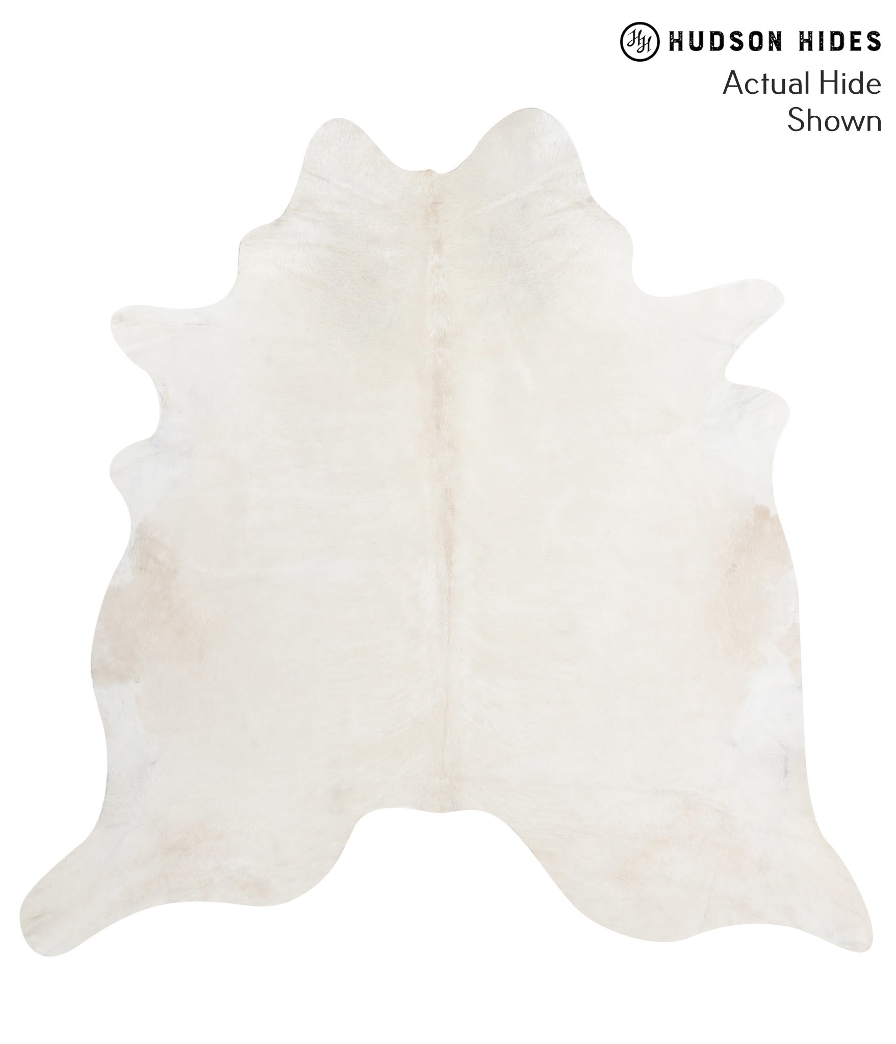 Solid White Cowhide Rug #41811