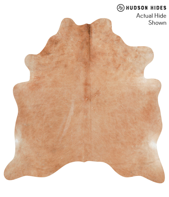 Solid Brown X-Large Brazilian Cowhide Rug 6'9"H x 6'6"W #41881 by Hudson Hides
