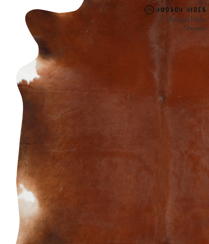 Solid Brown X-Large Brazilian Cowhide Rug 6'10"H x 6'9"W #42360 by Hudson Hides