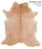 Solid Brown XX-Large Brazilian Cowhide Rug 7'9