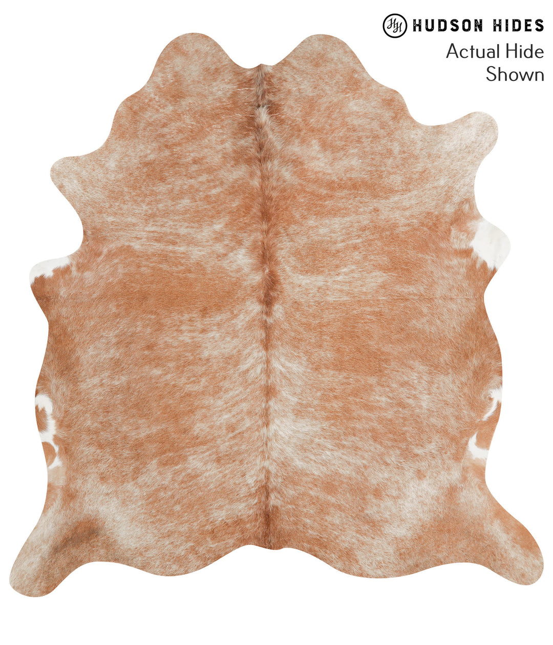 Light Brindle X-Large Brazilian Cowhide Rug 7'0"H x 6'7"W #42556 by Hu