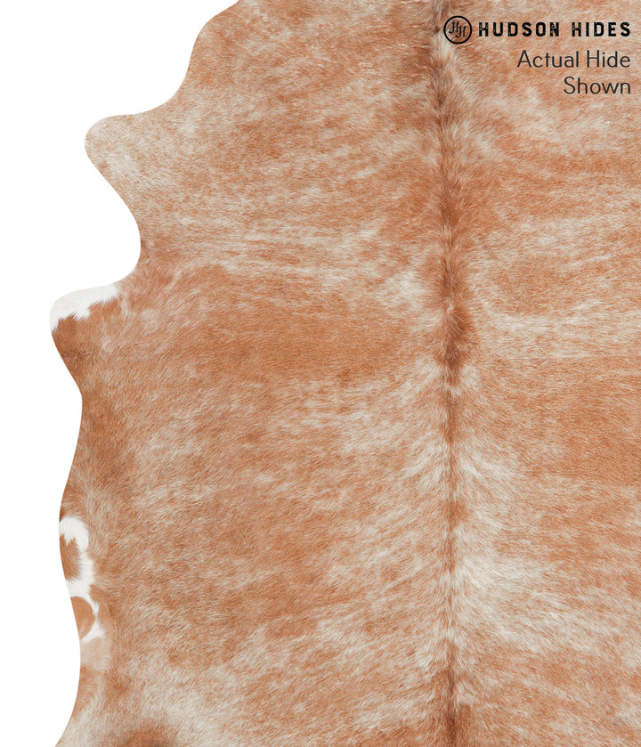 Light Brindle X-Large Brazilian Cowhide Rug 7'0"H x 6'7"W #42556 by Hudson Hides