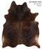 Chocolate X-Large Brazilian Cowhide Rug 7'2