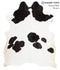 Black and White X-Large Brazilian Cowhide Rug 7'7