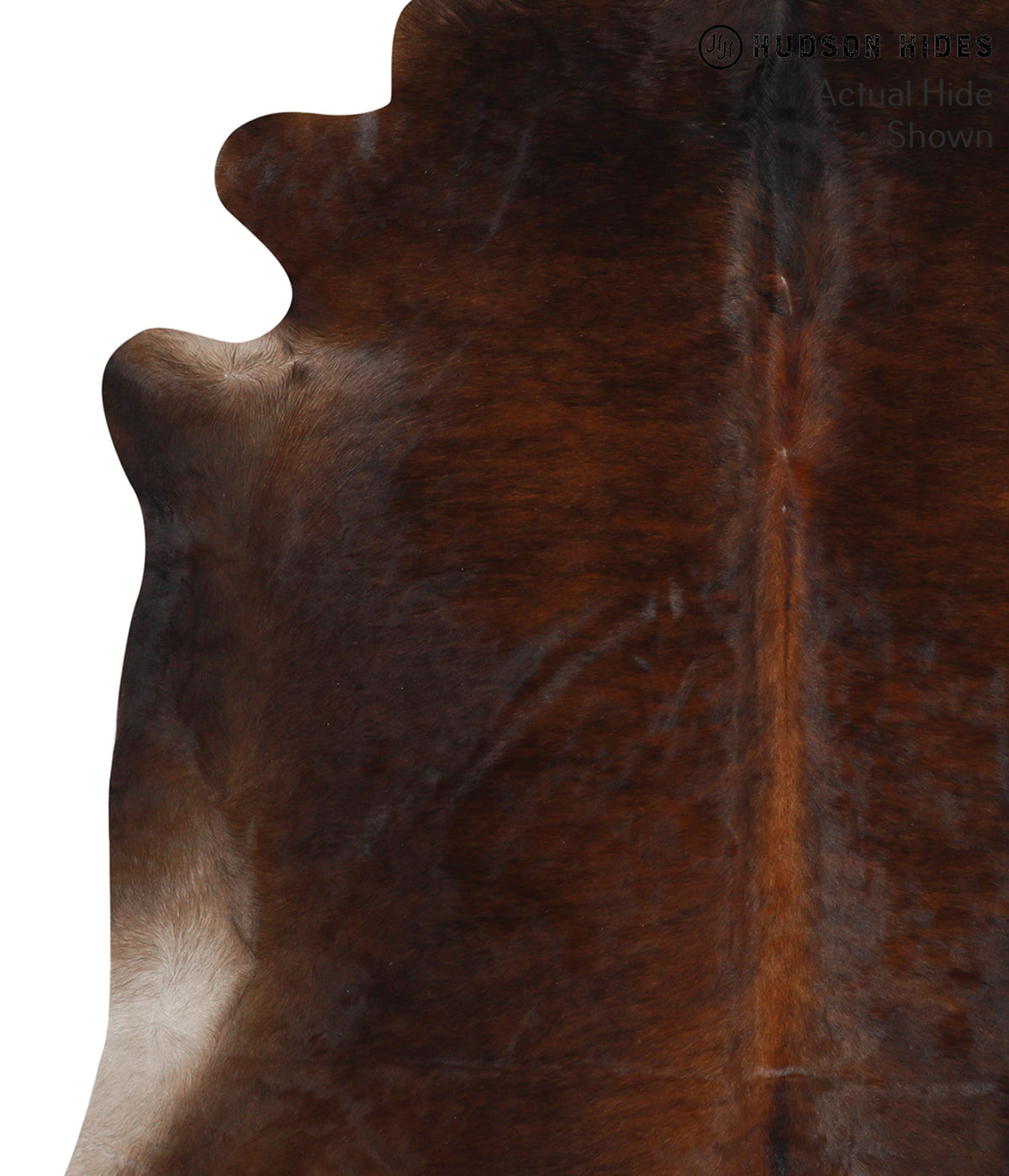 Dark Brindle X-Large Brazilian Cowhide Rug 6'6"H x 6'5"W #42760 by Hudson Hides