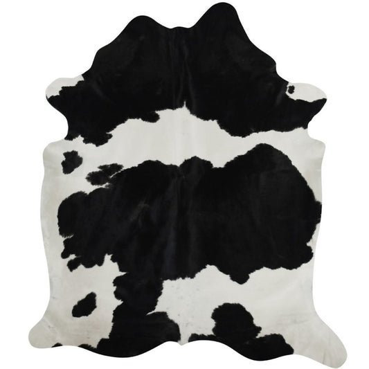 Black & White Brazilian Cowhide Rug