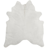 White Brazilian Cowhide Rug