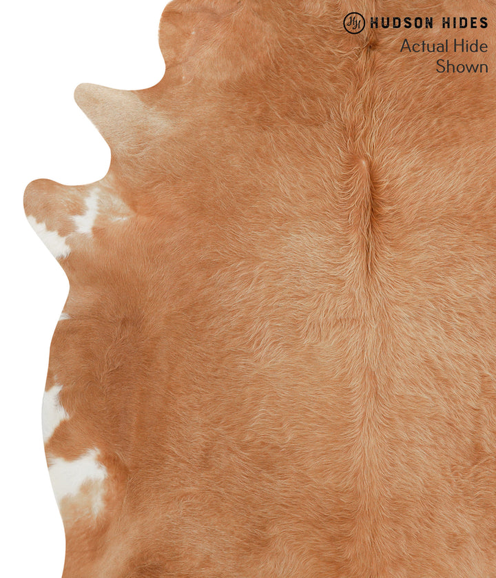Solid Brown X-Large Brazilian Cowhide Rug 7'4"H x 6'7"W #48430 by Hudson Hides