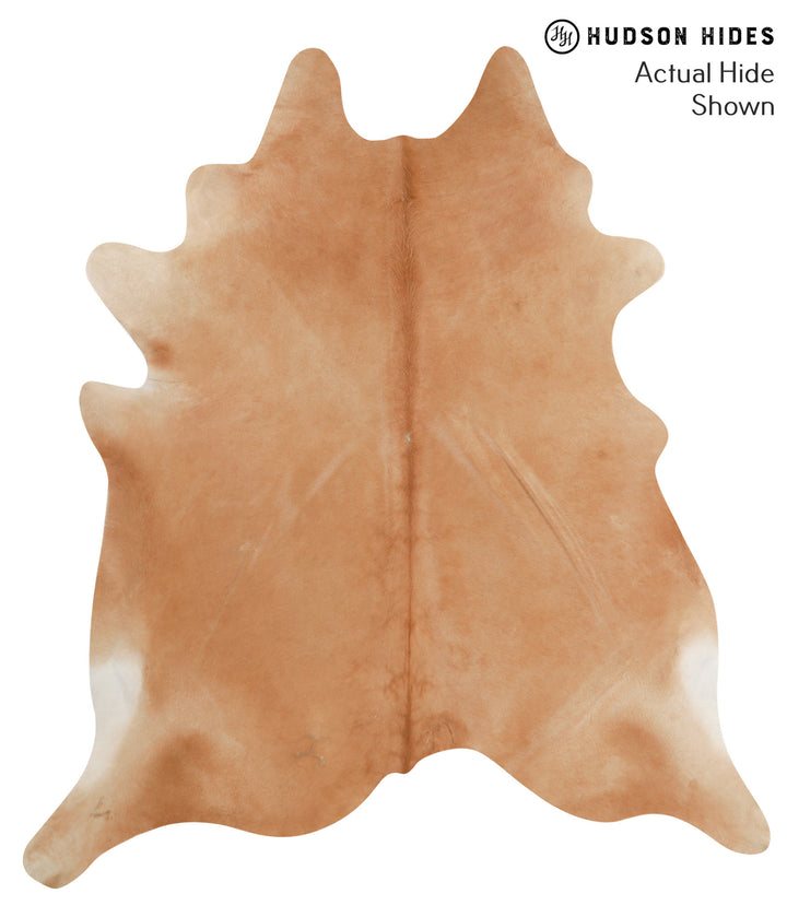 Solid Brown X-Large Brazilian Cowhide Rug 7'5"H x 6'8"W #48569 by Hudson Hides