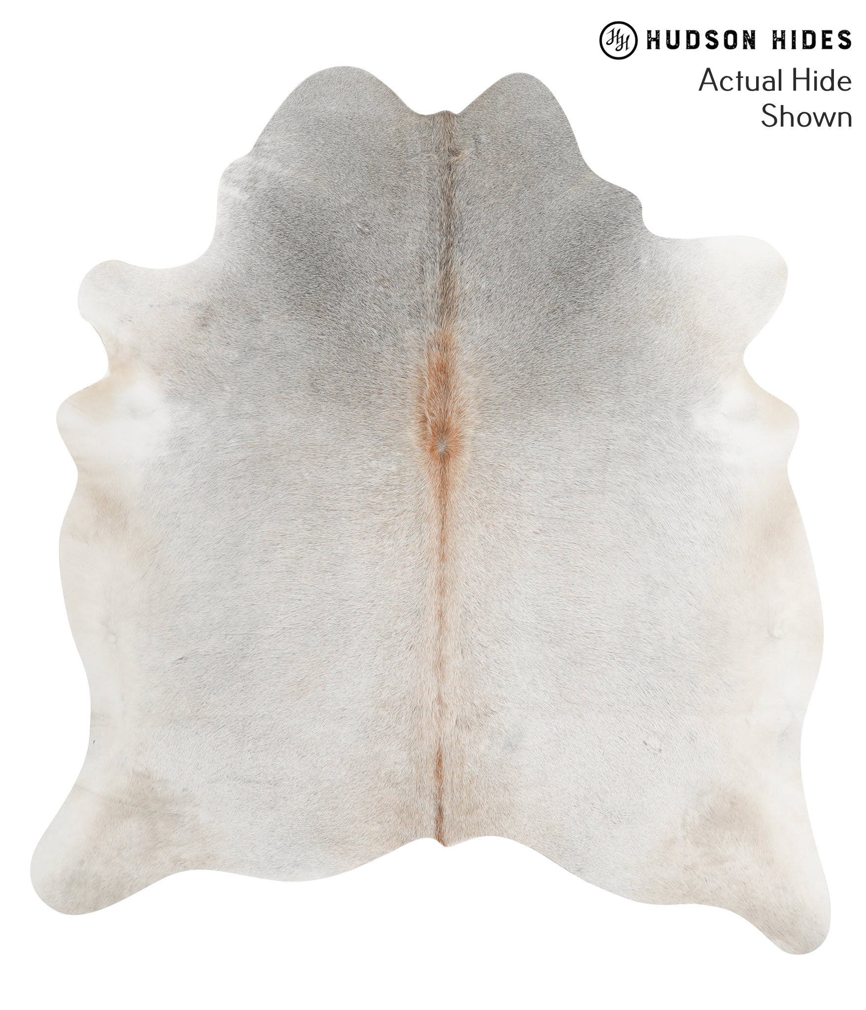 Grey with Beige Cowhide Rug #49048