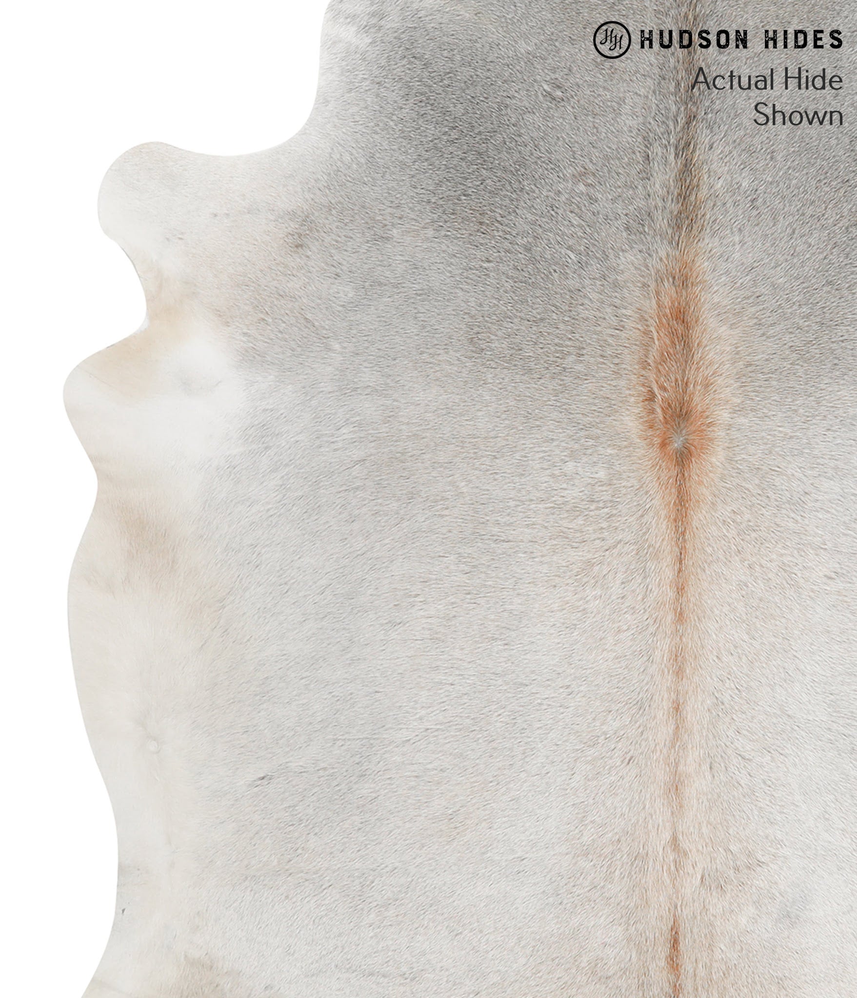 Grey with Beige Cowhide Rug #49048