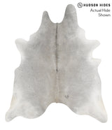 Medium Grey XX-Large Brazilian Cowhide Rug 7'9"H x 6'8"W #49075 by Hudson Hides
