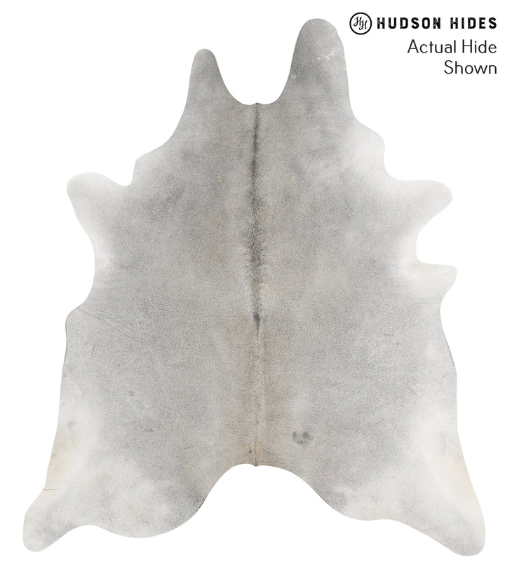 Medium Grey XX-Large Brazilian Cowhide Rug 7'9"H x 6'8"W #49075 by Hudson Hides