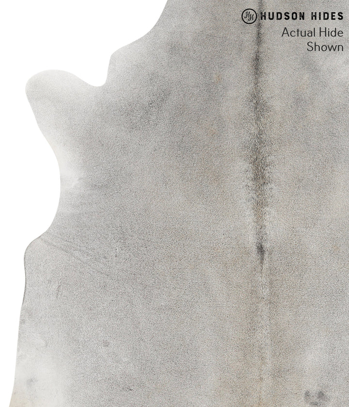 Medium Grey XX-Large Brazilian Cowhide Rug 7'9"H x 6'8"W #49075 by Hudson Hides