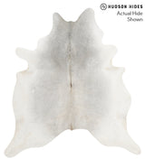 Medium Grey XX-Large Brazilian Cowhide Rug 7'6"H x 6'10"W #49078 by Hudson Hides