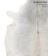 Medium Grey XX-Large Brazilian Cowhide Rug 7'6"H x 6'10"W #49078 by Hudson Hides