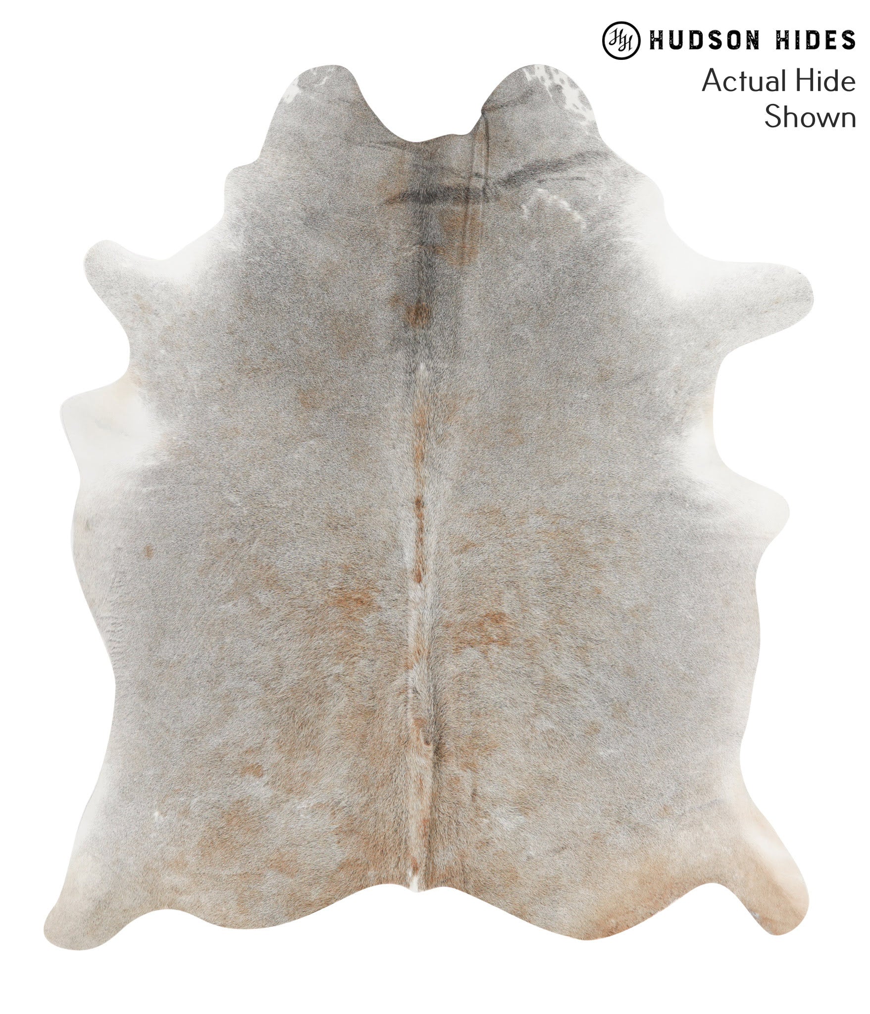 Grey with Beige Cowhide Rug #49093