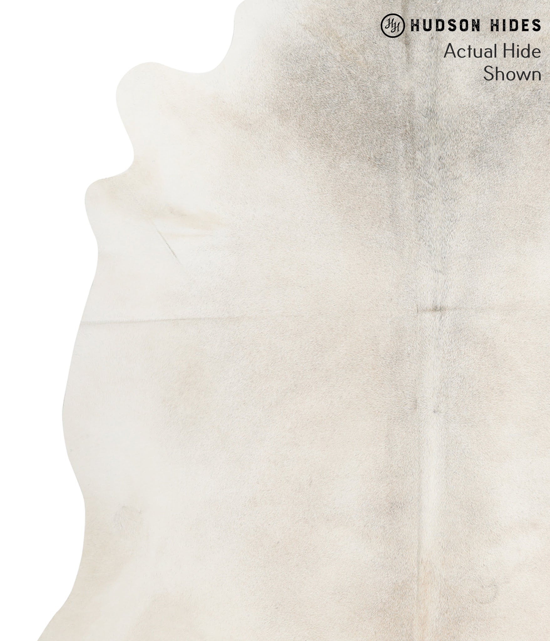 Light Grey Cowhide Rug #49182