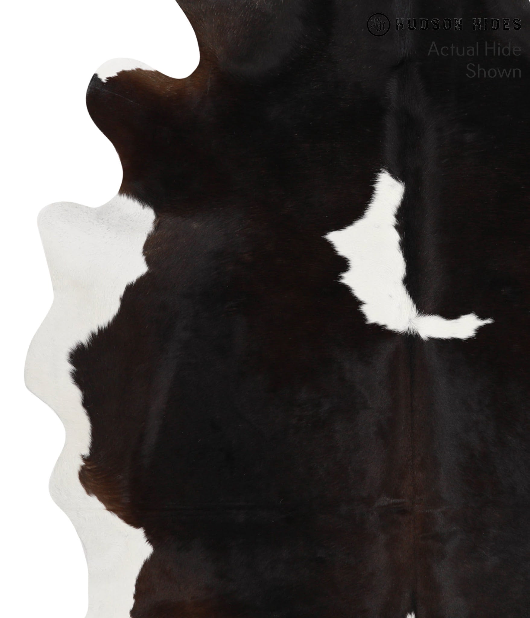 Black and White Cowhide Rug #49276