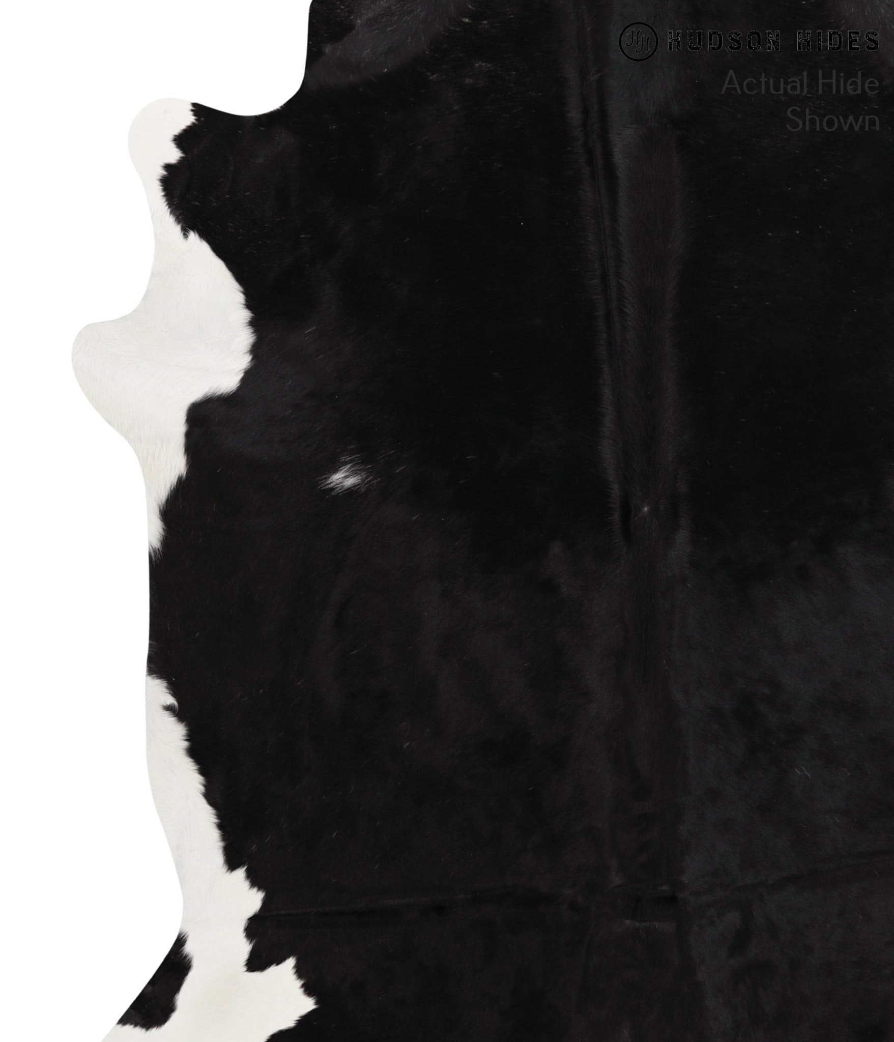 Black and White Cowhide Rug #49286
