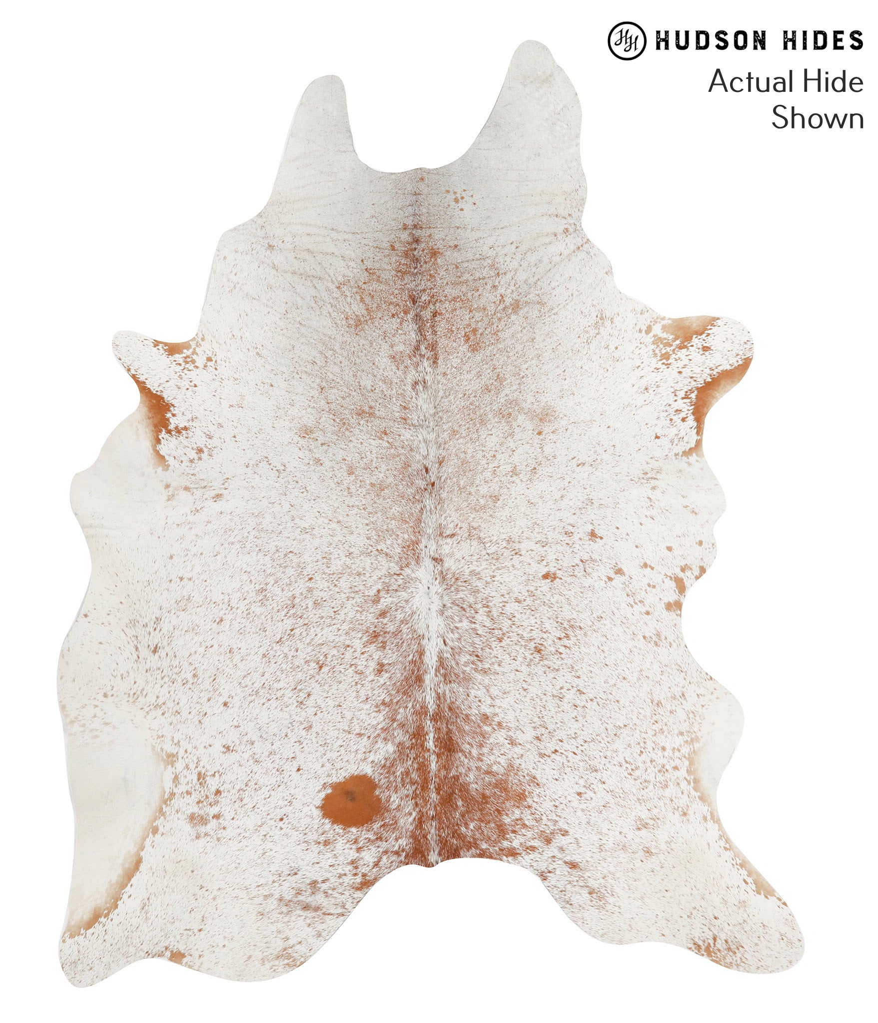 Salt and Pepper Brown Cowhide Rug #49521