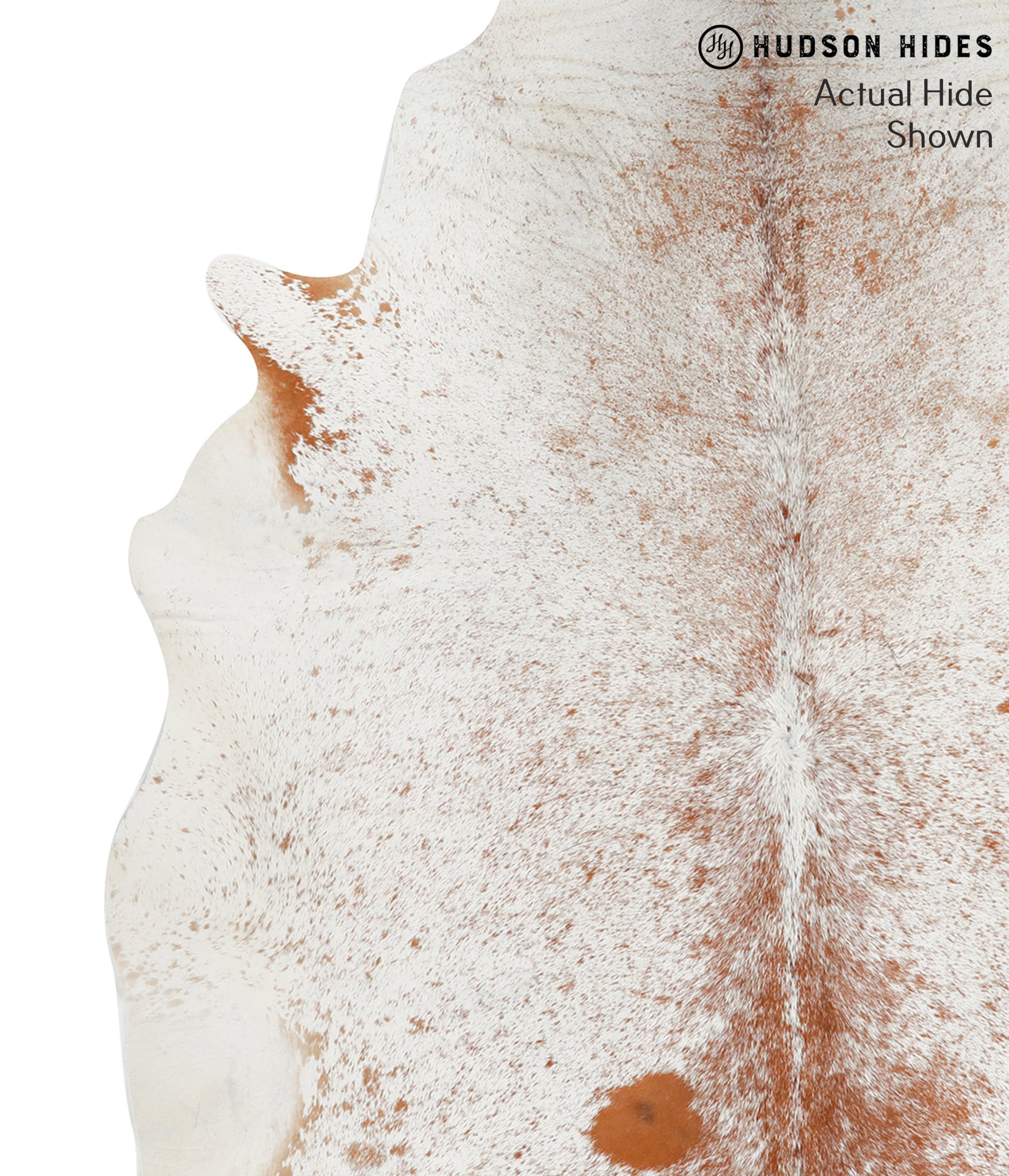 Salt and Pepper Brown Cowhide Rug #49521
