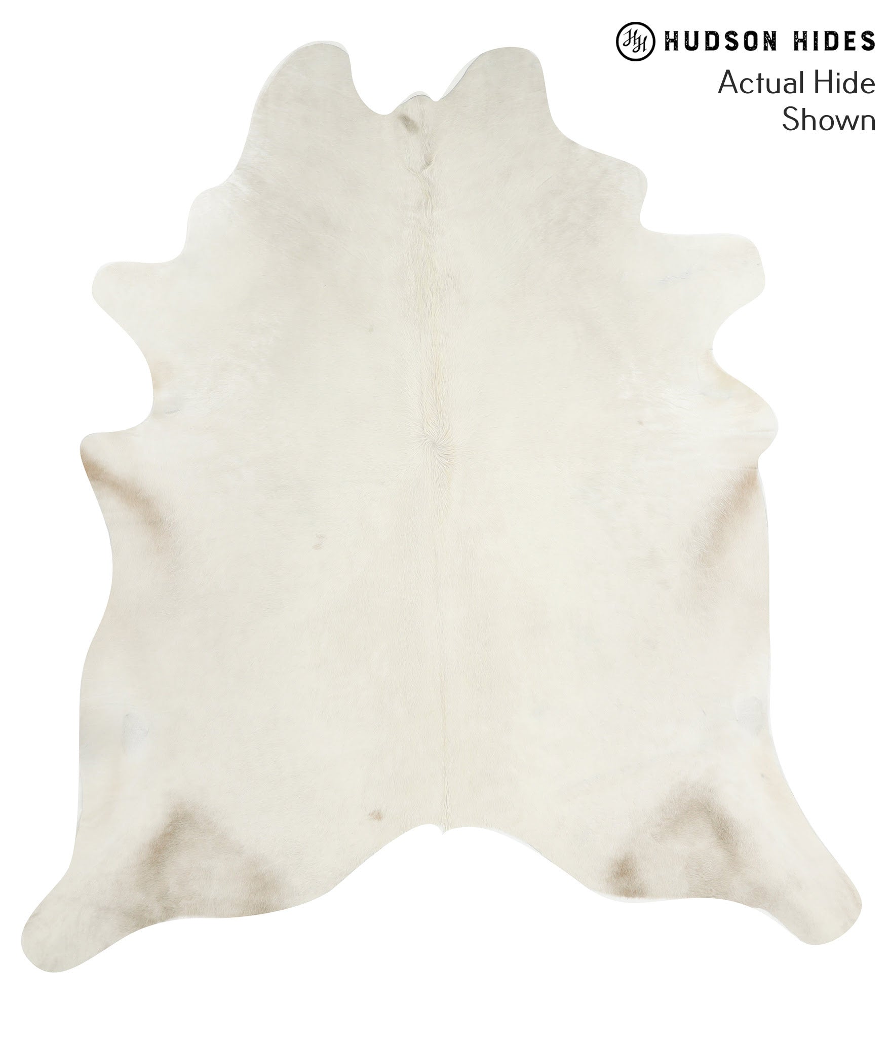 Solid White Cowhide Rug #49860