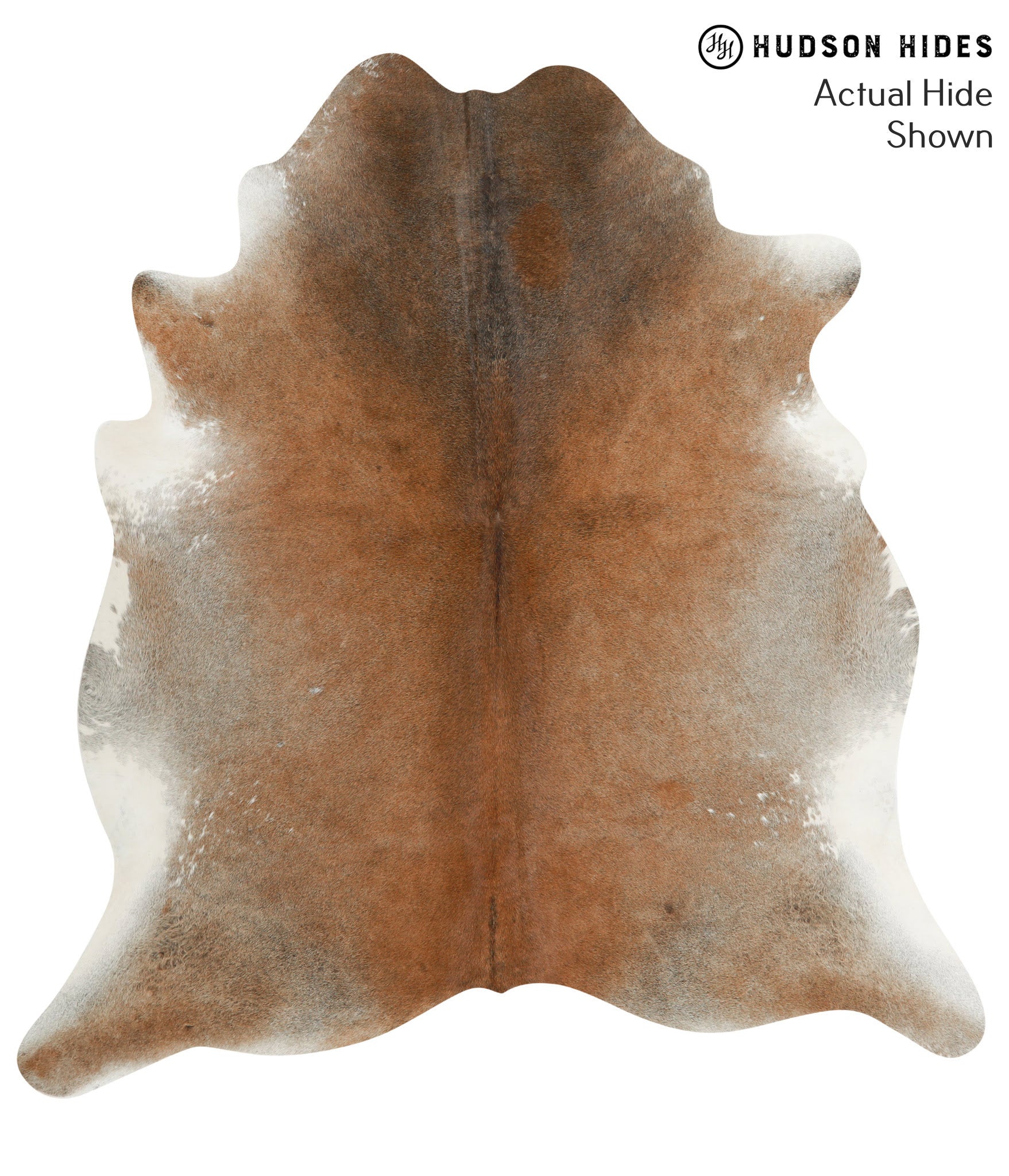 Grey with Beige Cowhide Rug #49941