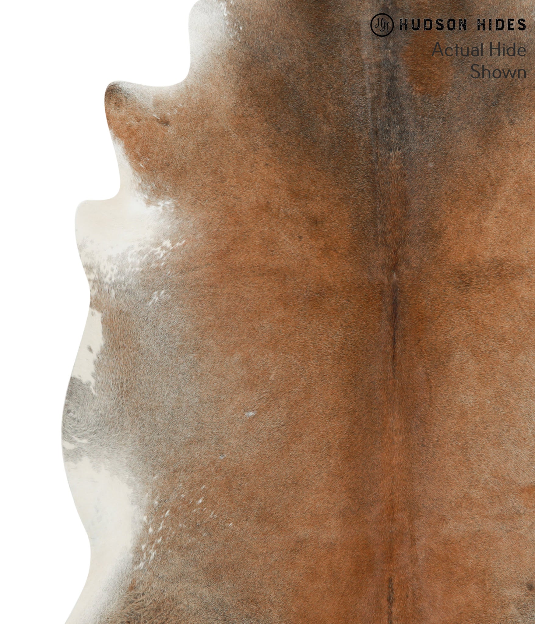 Grey with Beige Cowhide Rug #49941