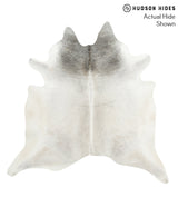 Medium Grey XX-Large Brazilian Cowhide Rug 7'4"H x 7'3"W #50082 by Hudson Hides