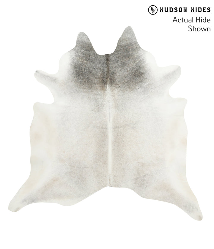 Medium Grey XX-Large Brazilian Cowhide Rug 7'4"H x 7'3"W #50082 by Hudson Hides
