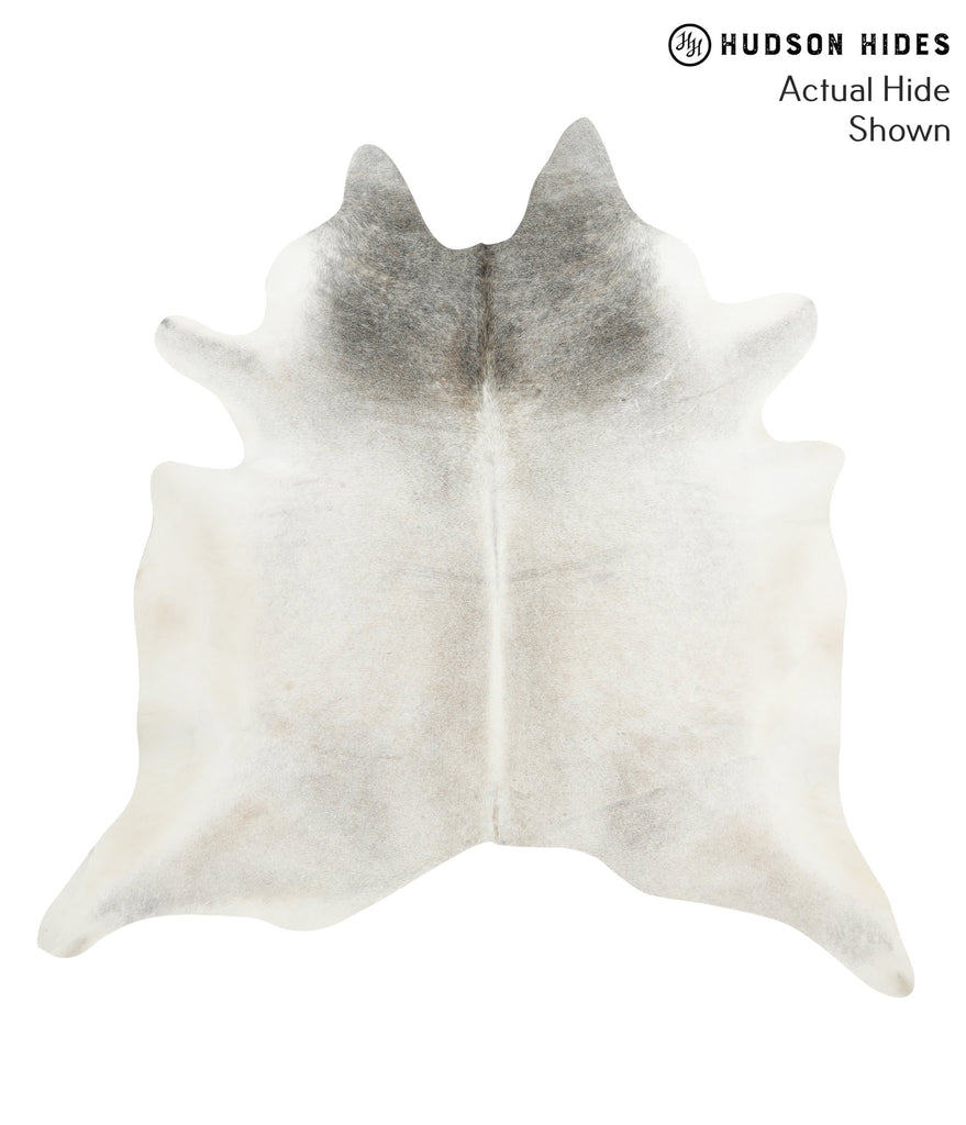 Medium Grey XX-Large Brazilian Cowhide Rug 7'4"H x 7'3"W #50082 by Hudson Hides