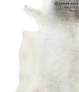 Medium Grey XX-Large Brazilian Cowhide Rug 7'4"H x 7'3"W #50082 by Hudson Hides