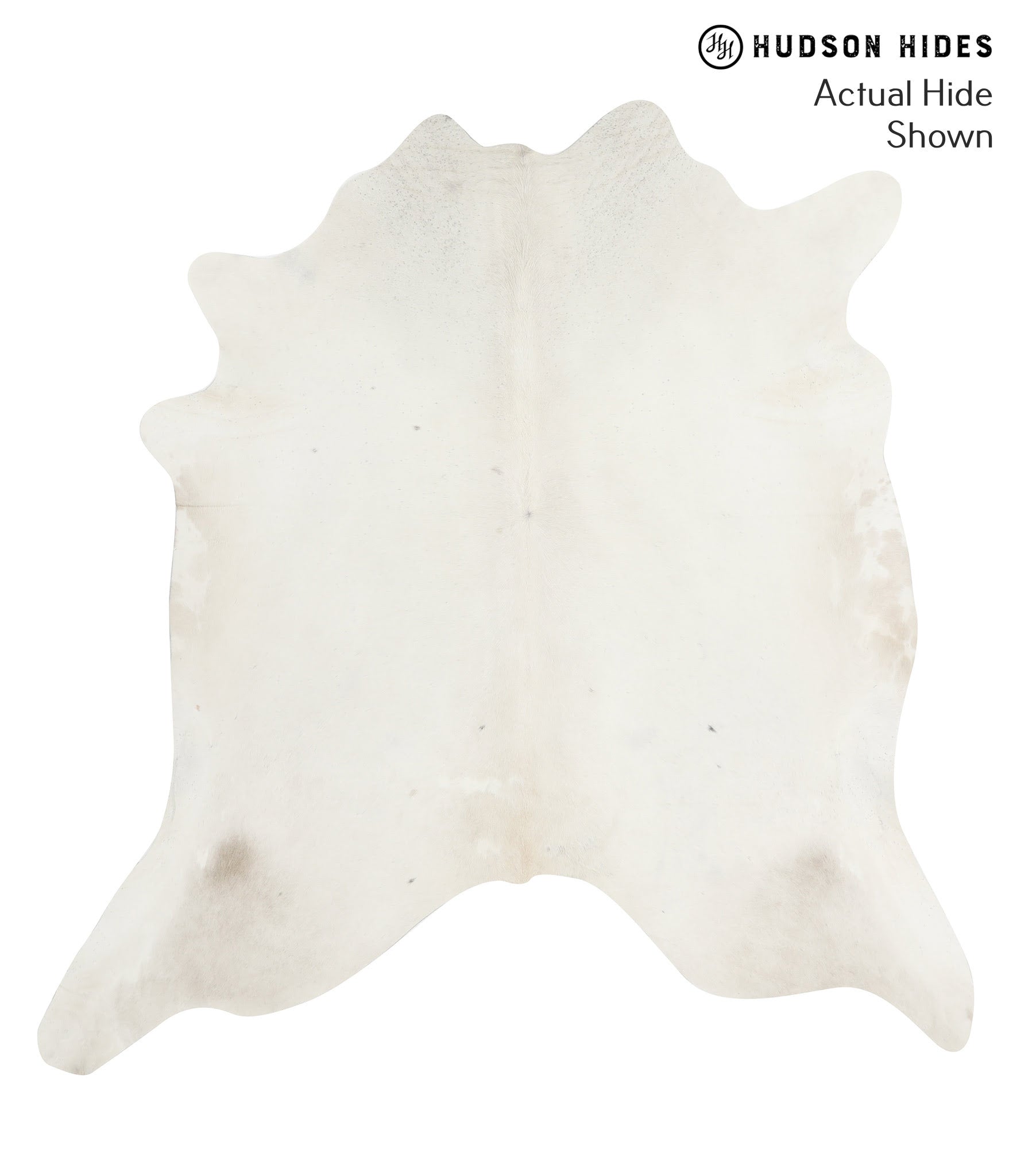 Solid White Cowhide Rug #50507