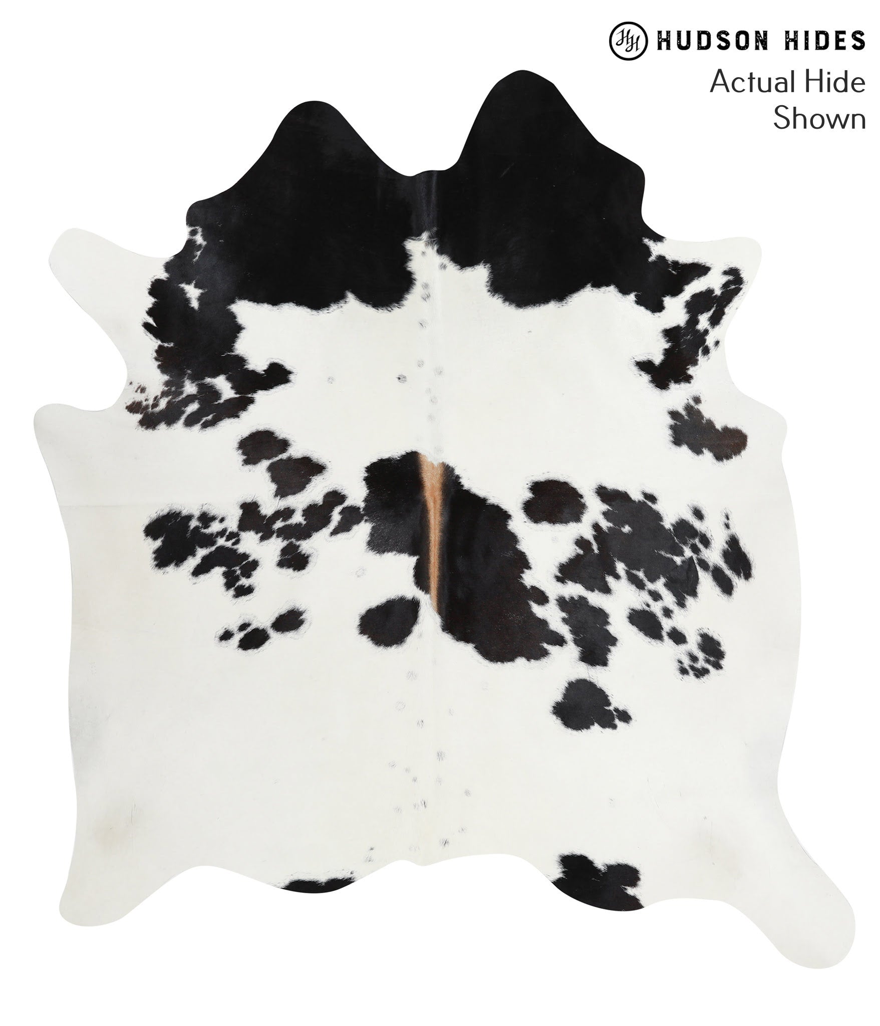 Black and White Cowhide Rug #50776