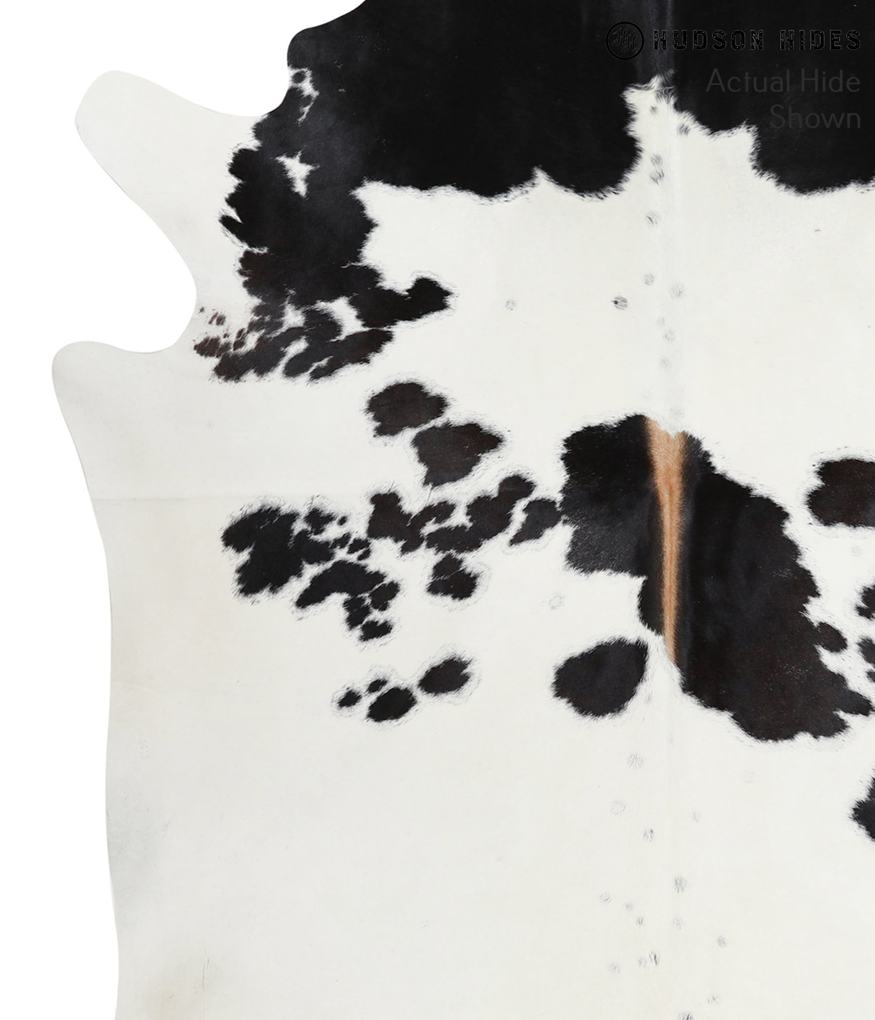 Black and White Cowhide Rug #50776