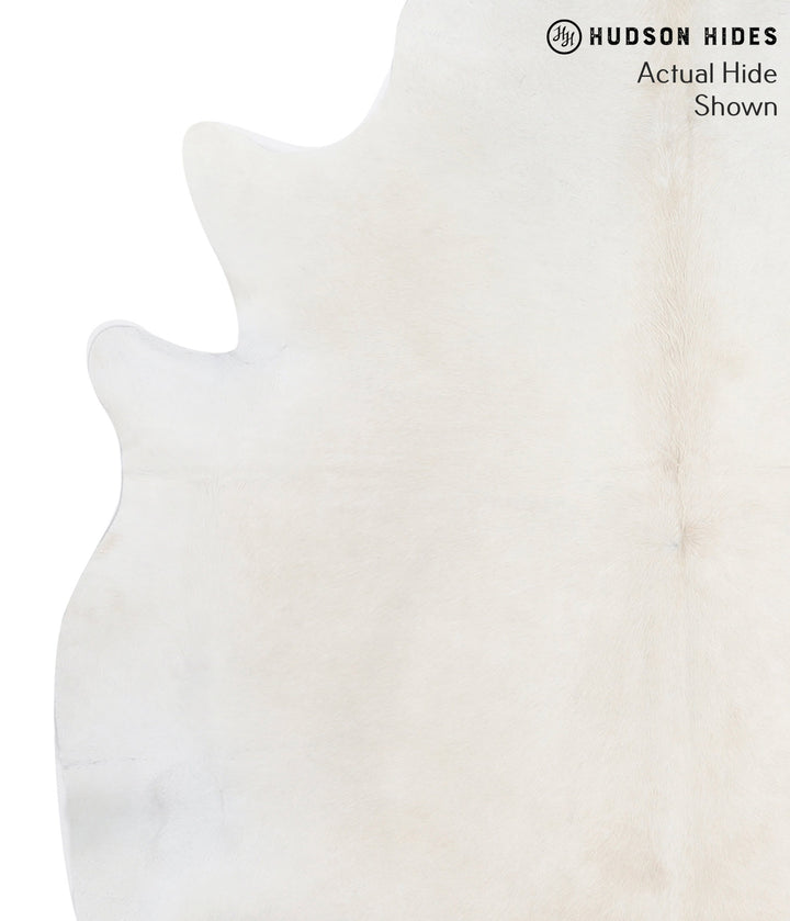 Light Grey X-Large Brazilian Cowhide Rug 7'2"H x 6'6"W #50911 by Hudson Hides