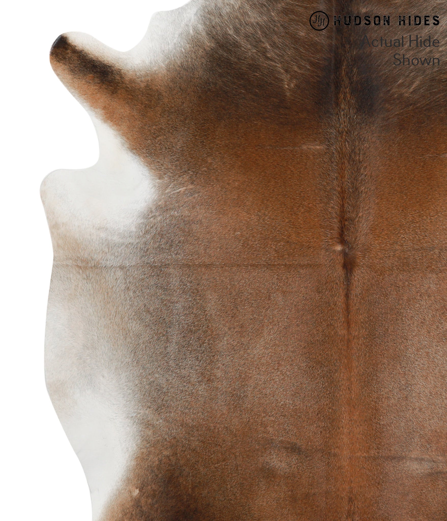 Grey with Beige Cowhide Rug #51003