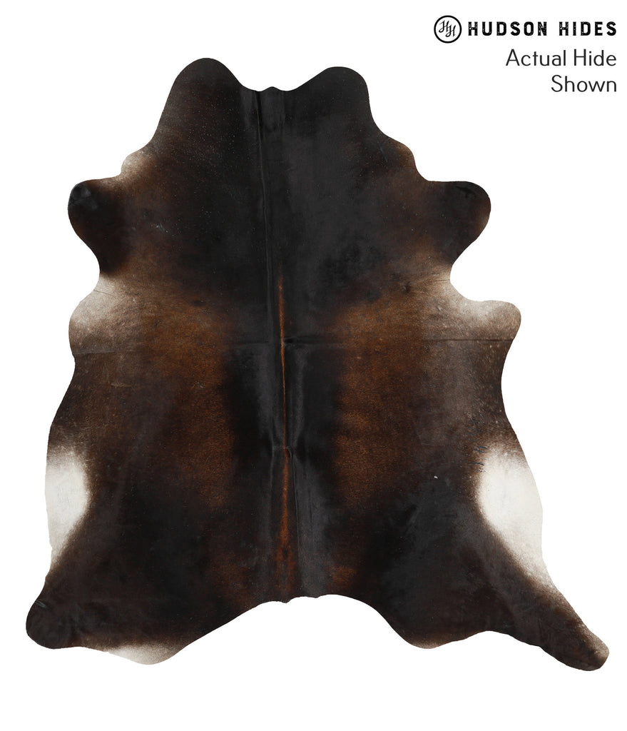 Dark Grey X-Large Brazilian Cowhide Rug 7'1"H x 6'9"W #51032 by Hudson Hides