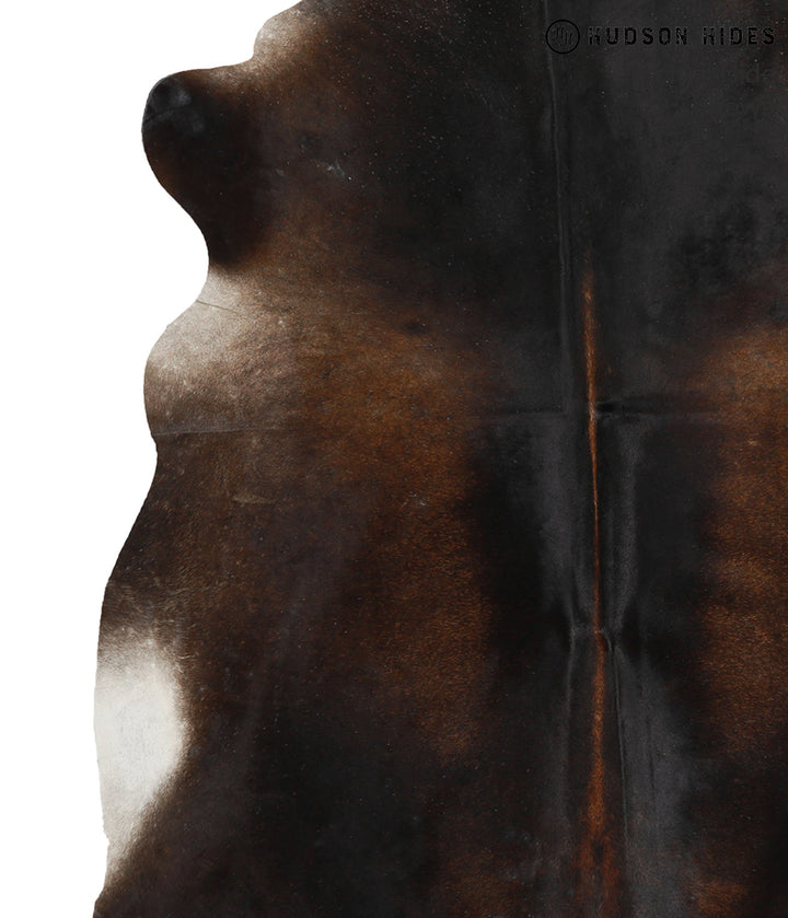 Dark Grey X-Large Brazilian Cowhide Rug 7'1"H x 6'9"W #51032 by Hudson Hides
