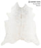 Light Grey XX-Large Brazilian Cowhide Rug 8'0