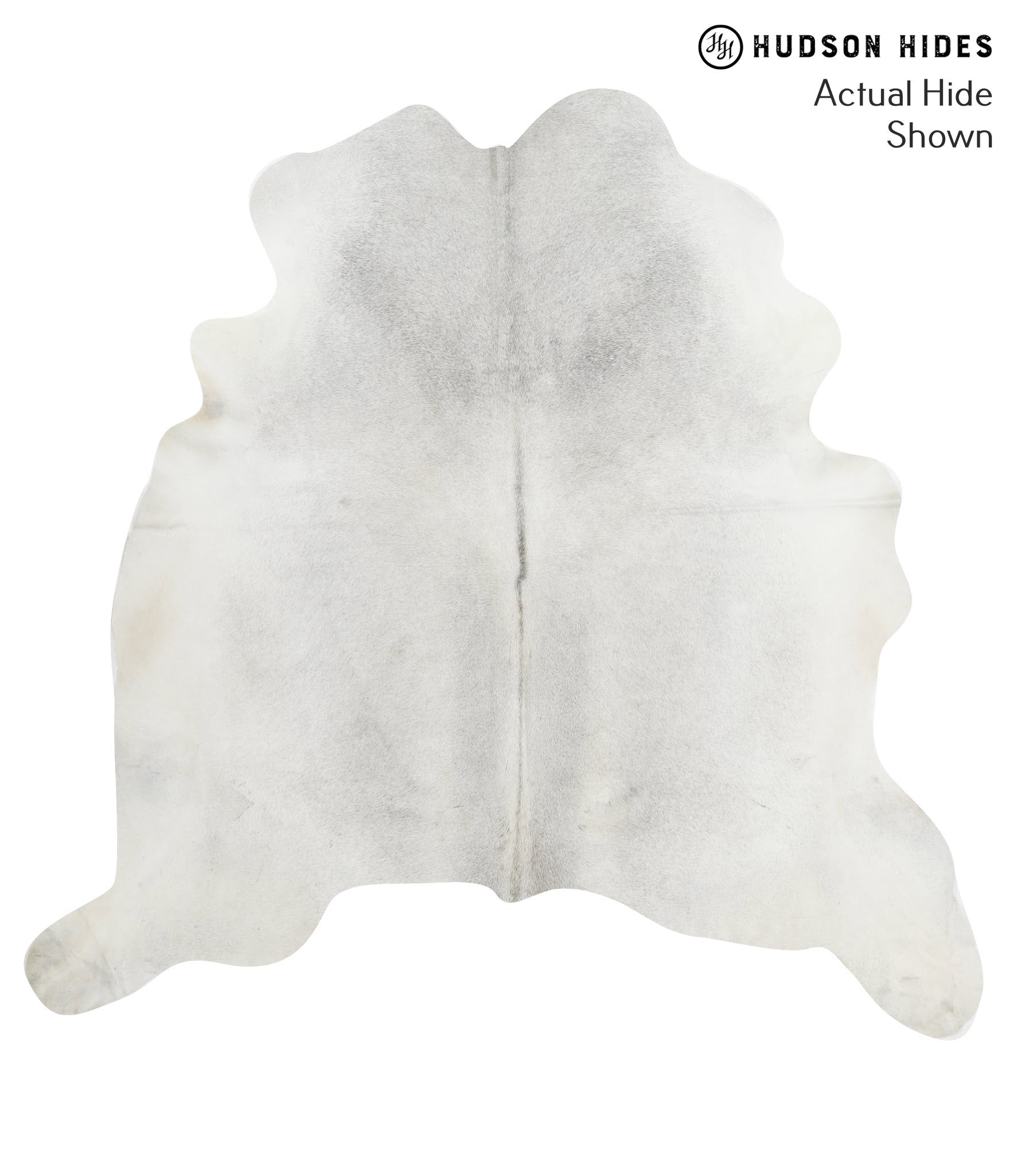 Light Grey Cowhide Rug #51532